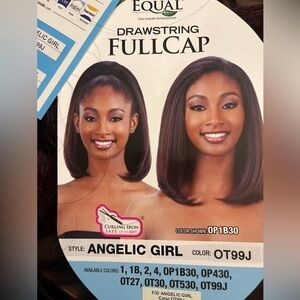 FreeTress Equal FullCap Drawstring Synthetic Half Wig – Angelic Girl